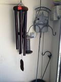 Windchimes, plant stakes, birdfeeder