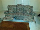 showing reclining sofa