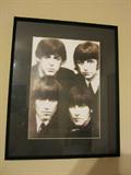 BEATLES!!!! Poster, framed