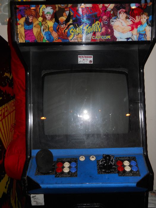 Xmen Vs Street Fighter working arcade machine 