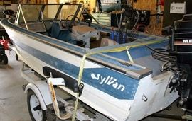 Sylvan Boat w/Mercury Motor 