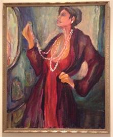 Untitled, M. Retting, oil, 30x36.