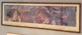 "Sushi Ghost Tales", Masami Taraoka, b. 1936, Signed Poster, 12x48.