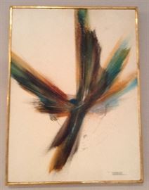 "Bird in Flight", Leonardo Nierman, b. 1932, (Mexican), Acrylic, 12x14.