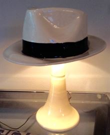 Ceramic "Fedora" Accent Lamp