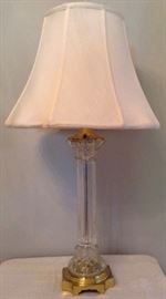 Waterford Crystal Lamp by Stiffel