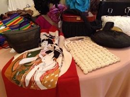 Purses & Delightful Evening Bags; Gloves; Scarves & Stoles