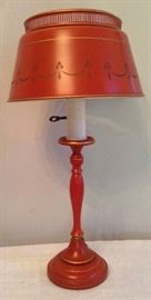 Vintage 60's Tole Table Lamp