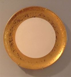 Large Charger by Sascha Brastoff (1918-1993) an iconic mid century designer active in the Los Angeles area from 1947-1963