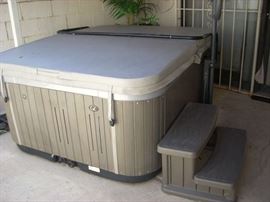 Hot Tub and Stairs