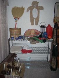 The Rack is for Sale, as well as the linen, Hanging Light, Halloween Items, and Hunting