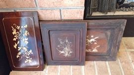 1904 World's Fair Chinese Pavilion panels, nine total.