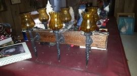 Medieval Style Cast Iron Chandelier