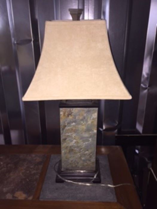 Slate lamp excellent condition