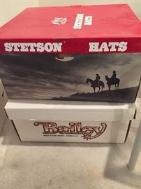 Stetson & Bailey western hats 