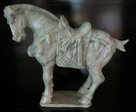 Soapstone Chinese Horse Sculpture