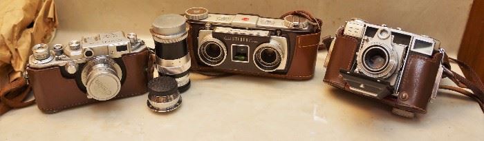 Vintage camera gear by Canon, Kodak and more