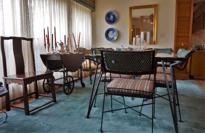 John Salterini style dining table and chairs