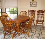 Oak Clawfoot Kitchent Set