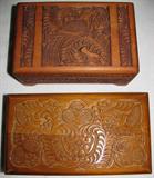 Russian Carved Boxes