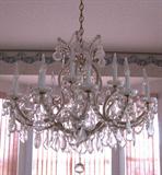 Czech Bohemian Crystal Chandelier