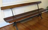 1880 Reversible Railroad Bench from England
84" x 32"