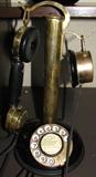 Antique Western Electric American Bell Brass Candlestick Telephone