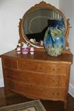 Antique 1890's Birds Eye Maple Dresser