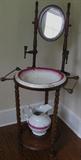 1890's Etruria-Mellon & Co Porcelain Wash Set  & Stand