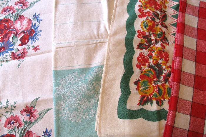 Vintage Linen Tableclothes