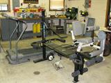 TX 200 Walker, Life Gear 75000 Home Gym Work Out Bench, Weights