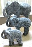 Set of Elephant Fugurines from Mexico