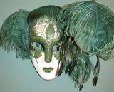 New Orleans Porcelain Mardi Gras Mask