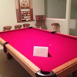 OLHAUSEN the best in Billiards table and accessories ($1200.00), high chair with back ($30.00), high chair ($15.00/ea)