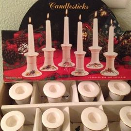 Christmas candlesticks ($1.00/ea)
