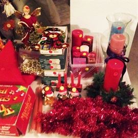 10", 12" & 15" long candles ($3.00/box of 12), etc.