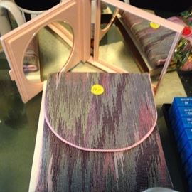 Marykay mirrors with case ($10.00).