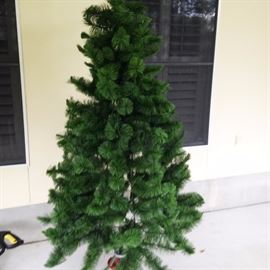 7 ft. artificial Christmas tree ($20.00).