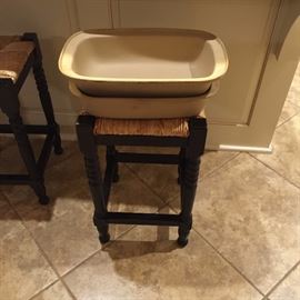 Bar stools sold Pampered Chef Roaster still available!