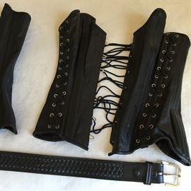 HIS & HER LEATHER ~ (2 Police Belts)