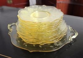 Lancaster Glass Yellow Jubilee