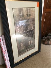 Large print of French scene