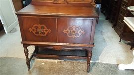 Depression-era Walnut server