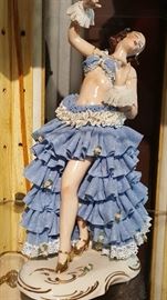 Dresden blue ballet lady