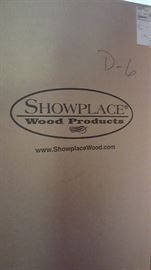 Over 15,000 dollars worth of Show place oak kitchen cabinets.These were purchased for a new kitchen and never installed. 