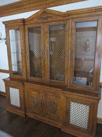 Italian Style Glass & Mess Breakfront
Davis Cabinet Company  Nashville TN                                   