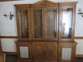 Italian Style Glass & Mess Breakfront
Davis Cabinet Company  Nashville TN
