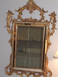 French Style Ornate Mirror
Mutted Gold Finish
