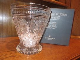 Waterford  Retired Millennium Champagne Bucket w/ Box   Waterford 

