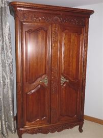 Italian Rococo Style Armoire (Custom made)
Davis Custom Cabinet Company  Nashville TN
